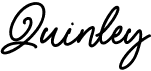 preview image of the Quinley font