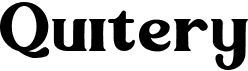 preview image of the Quitery font