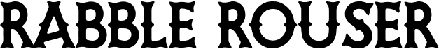 preview image of the Rabble Rouser font