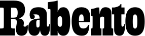 preview image of the Rabento font