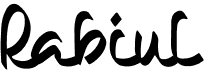preview image of the Rabiul font
