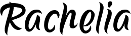 preview image of the Rachelia font