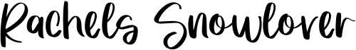 preview image of the Rachels Snowlover font