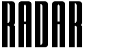 preview image of the Radar font