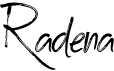 preview image of the Radena font