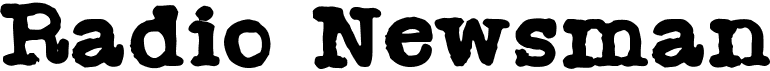 preview image of the Radio Newsman font