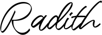 preview image of the Radith font