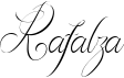 preview image of the Rafalza font