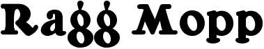 preview image of the Ragg Mopp font