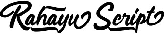 preview image of the Rahayu Script font