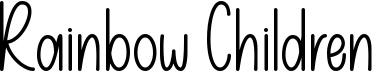 preview image of the Rainbow Children font