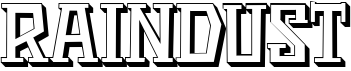 preview image of the Raindust font