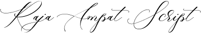 preview image of the Raja Ampat Script font