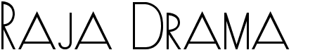 preview image of the Raja Drama font