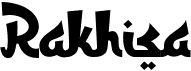 preview image of the Rakhisa font