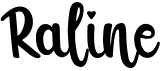 preview image of the Raline font