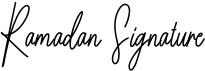preview image of the Ramadan Signature font