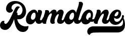 preview image of the Ramdone Script font