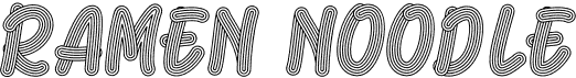 preview image of the Ramen Noodle font