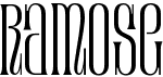 preview image of the Ramose font