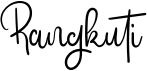preview image of the Rangkuti font