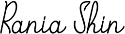 preview image of the Rania Shin font