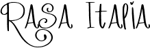 preview image of the Rasa Italia font