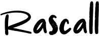 preview image of the Rascall font