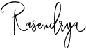 preview image of the Rasendrya font