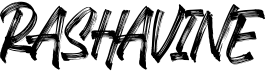 preview image of the Rashavine font