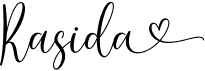 preview image of the Rasida font