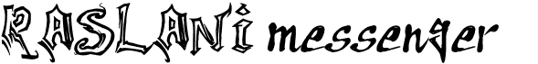 preview image of the Raslani Messenger font