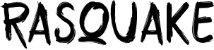 preview image of the Rasquake font