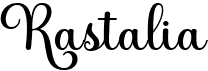 preview image of the Rastalia font