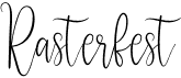 preview image of the Rasterfest font