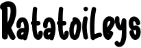 preview image of the Ratatoileys font