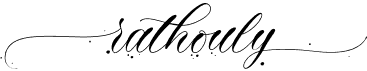 preview image of the Rathouly font