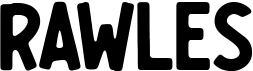 preview image of the Rawles font