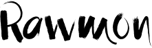 preview image of the Rawmon font