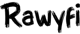 preview image of the Rawyfi font
