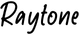 preview image of the Raytone font