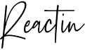 preview image of the Reactin font