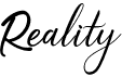 preview image of the Reality font