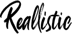 preview image of the ReallistiC font