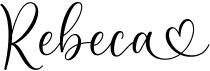 preview image of the Rebeca font