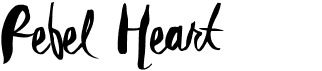 preview image of the Rebel Heart font