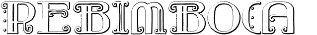 preview image of the Rebimboca font