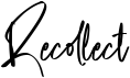 preview image of the Recollect font