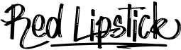 preview image of the Red Lipstick font