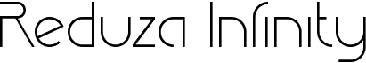 preview image of the Reduza Infinity font